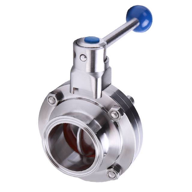 DAIRY BUTTERFLY VALVES CLAMP END